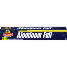 Our Family Aluminum Foil 25sq ft