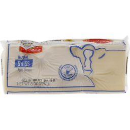 Our Family Cheese Block Swiss Natural 8oz