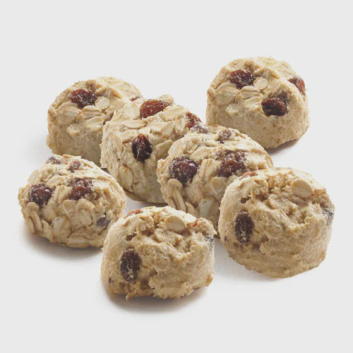 Oatmeal Raisin Frozen Cookie Dough 2dz Bake from frozen @ 350 for 11-14 mins