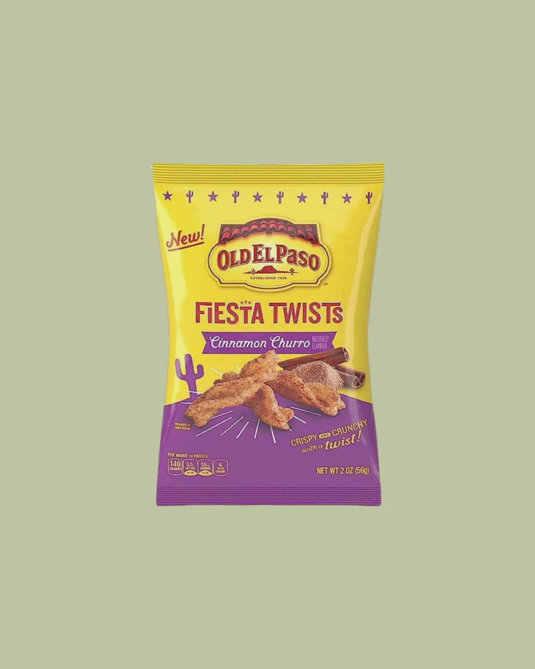 Old El Paso Cinnamon Churro Feista Twists 2oz