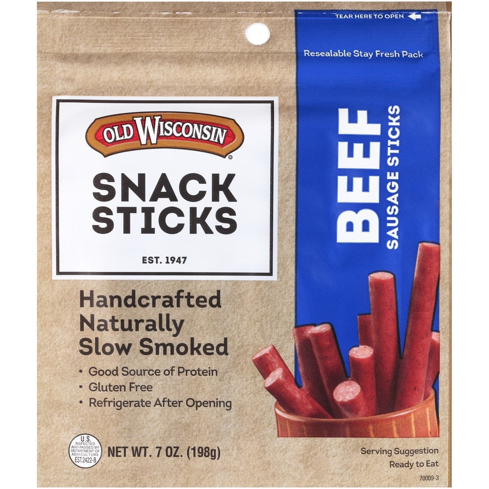 Old Wisconsin Beef Snack Sticks 7oz