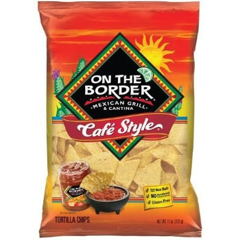 On the Border Cafe Style Tortilla Chips 11oz
