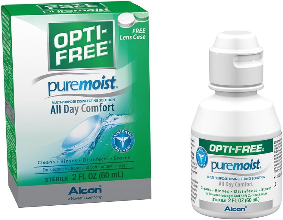 Opti-Free Pure Moist Contact Solution 2oz