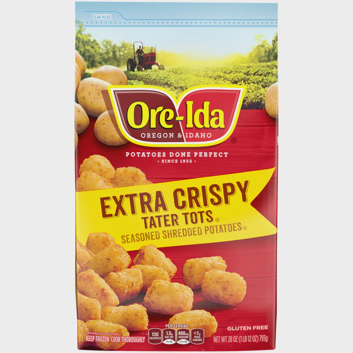 Ore Ida Crispy Tater Tots 28oz