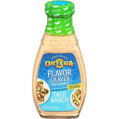 Ortega Flavor Craver Taco Sauce Taco Ranch 8 oz.