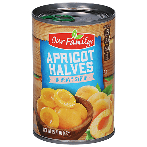 Our Family Apricot Halves 15 oz