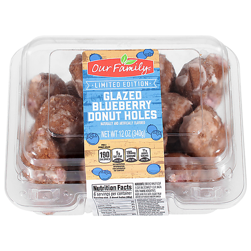Our Family Blueberry Donut Holes 12oz