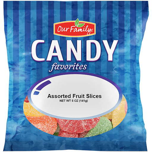 Our Family Candy Assorted Fruit Slices 5oz
