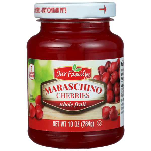 Our Family Cherries Maraschino 10oz