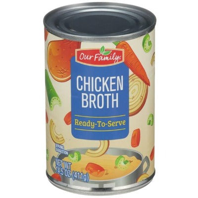 Our Family Chicken Broth 14.5oz