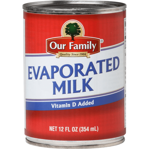 Our Family Evaporated Milk 12oz