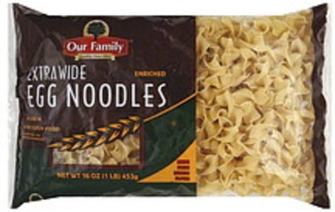 Our Family Extra Wide Egg Noodles 16oz