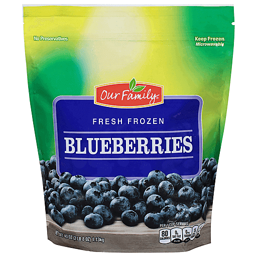 Our Family Frozen Blueberries 40 oz