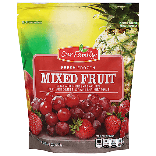 Our Family Frozen Mixed Fruit 40 oz