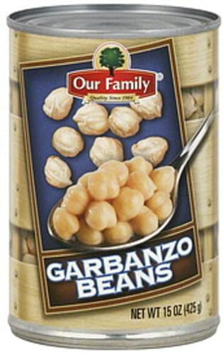 Our Family Garbanzo Beans 15oz