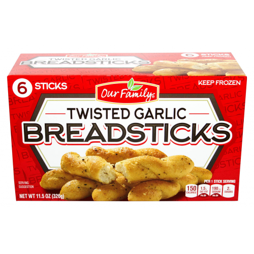 Our Family Garlic Bread Sticks 11.5oz