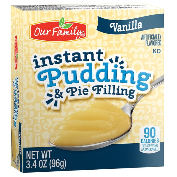 Our Family Instant Vanilla Pudding 3.4oz