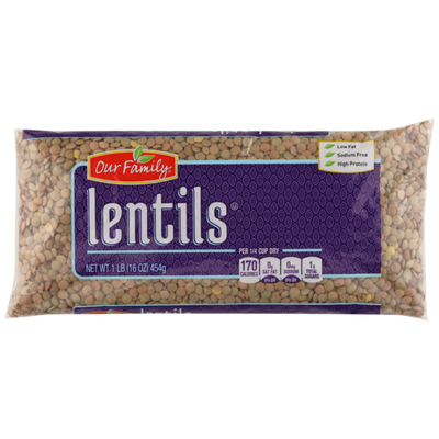 Our Family Lentils 1lb