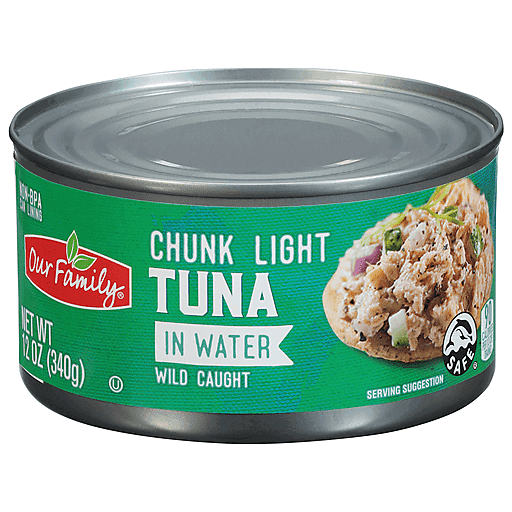 Our Family Light Chunk Tuna in Water 12oz