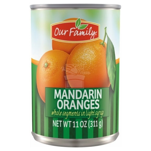 Our Family Mandarin Oranges in Light Syrup 15oz