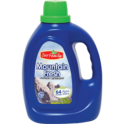 Our Family Mountain Fresh Laundry Detergent 100oz