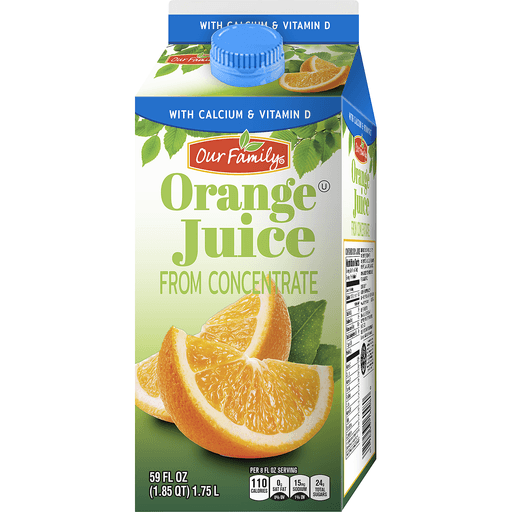 Our Family Orange Juice w/ Calcium 59oz