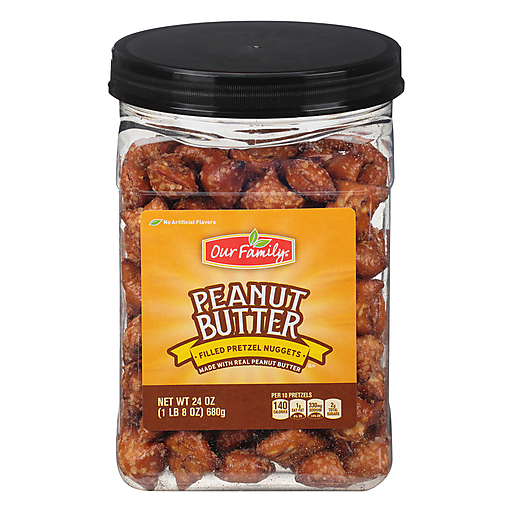 Our Family Peanut Butter Filled Pretzel Nuggets 24oz