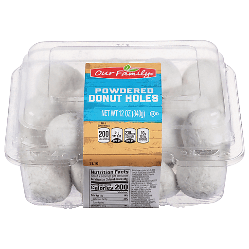 Our Family Powdered Donut Holes 12 oz