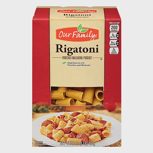 Our Family Rigatoni 16oz
