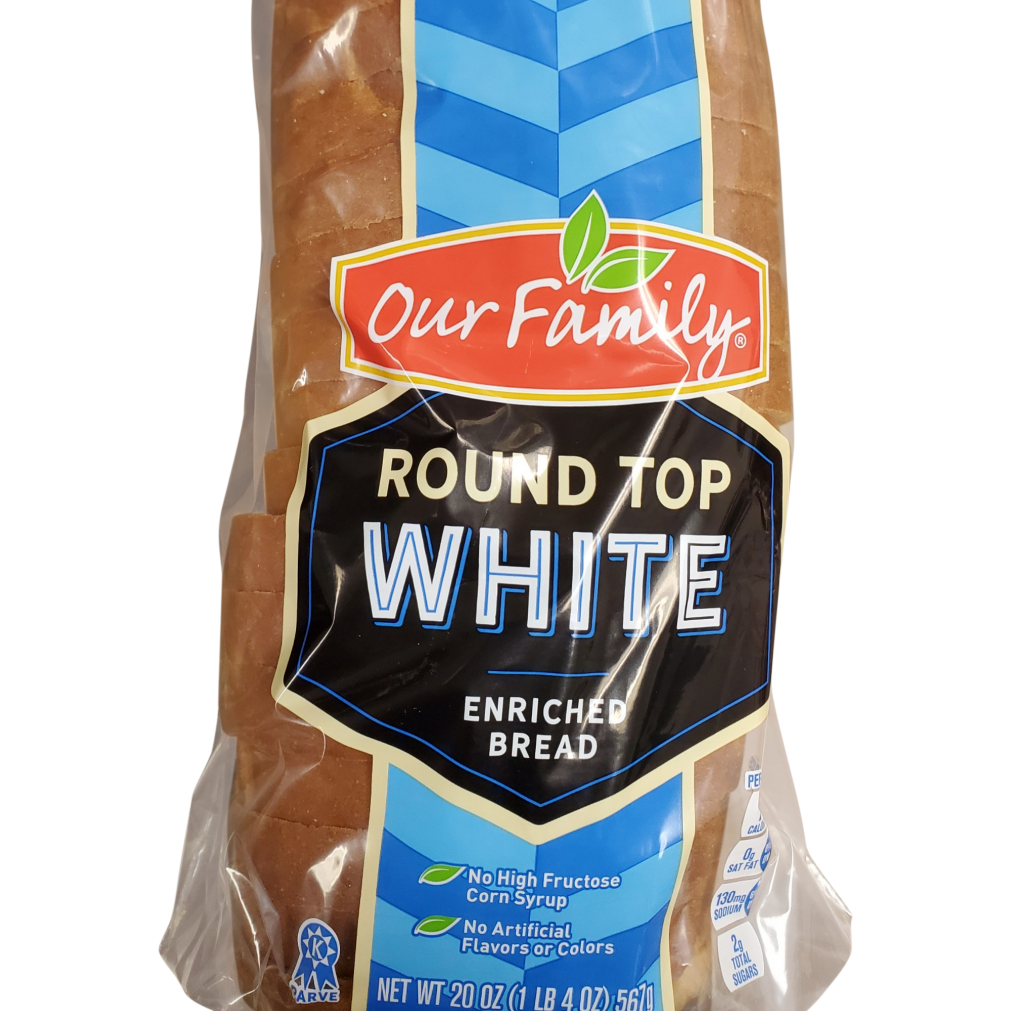 Our Family Round Top White Bread 20oz.