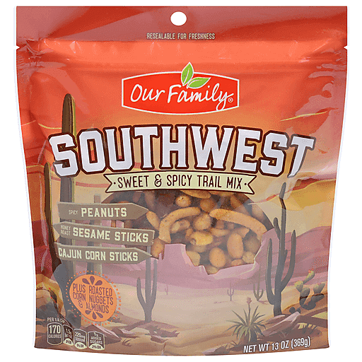Our Family Southwest Sweet & Spicy Trail Mix  13 oz.
