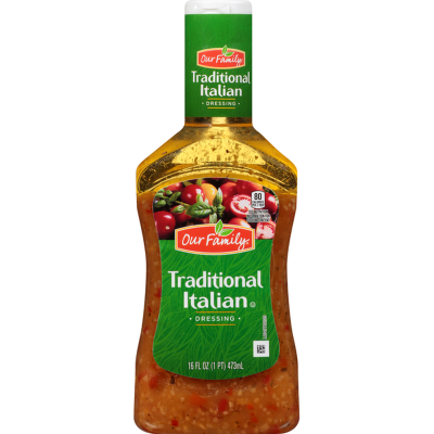 Our Family Traditional Italian Dressing 16oz