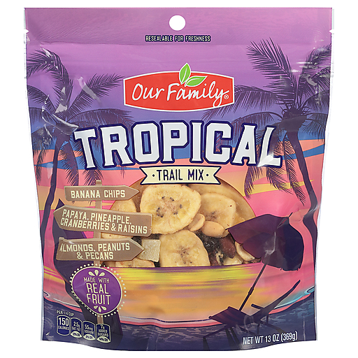 Our Family Tropical Trail Mix 13 oz0n