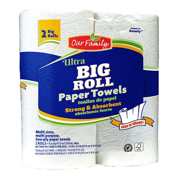 Our Family Ultra Big Paper Towel 2ct