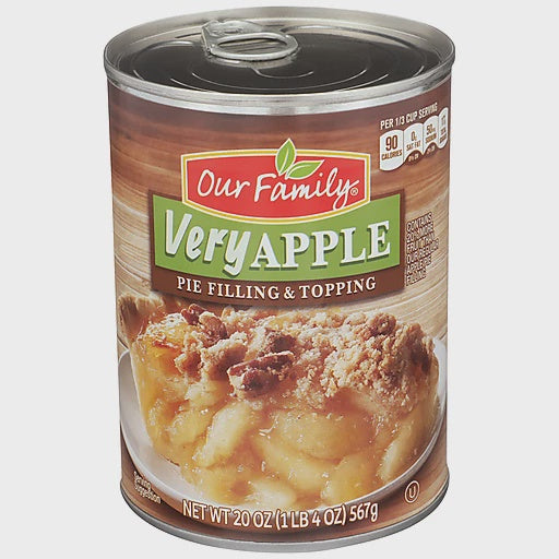 Our Family Very Apple Pie Filling 20oz