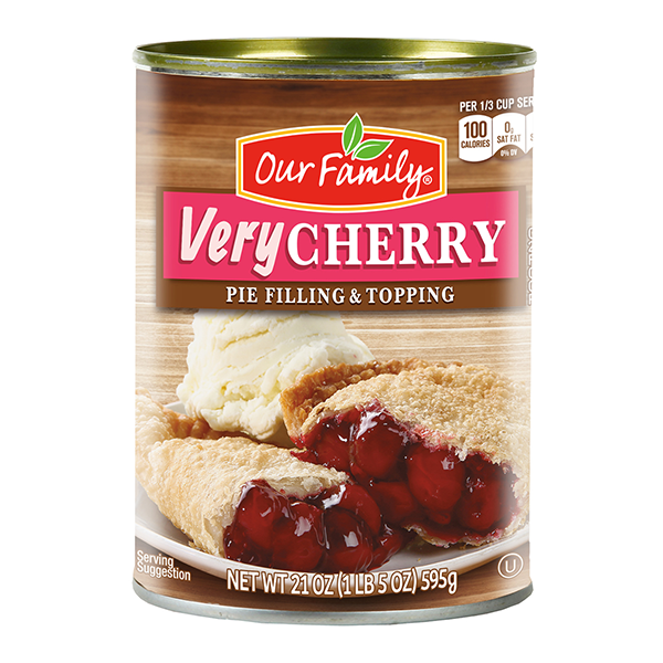 Our Family Very Cherry Pie Filling 21oz