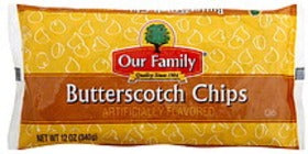 Our Family Baking Chips Butterscotch 12 oz