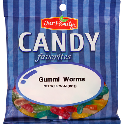 Our Family Gummi Worms 6.75 oz