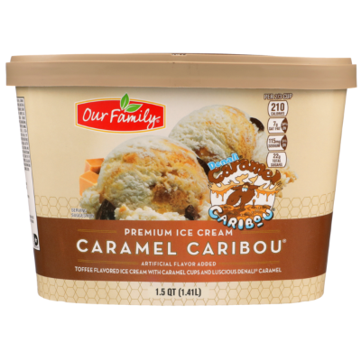 Our Family Ice Cream - Caramel Caribou 1.5qt