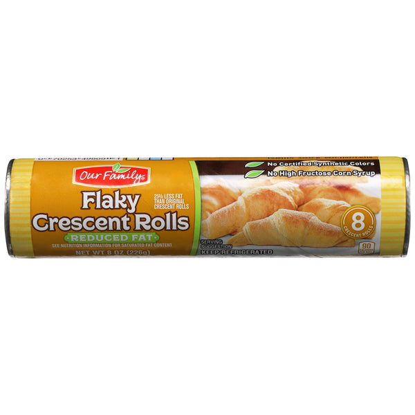 Our Family Reduced Fat Crescent Rolls  8oz