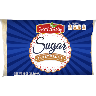 Our Family Sugar Light Brown 2lb