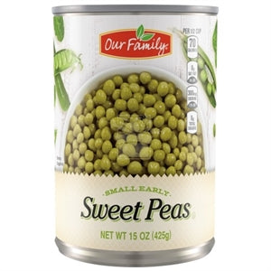 Our Family Sweet Peas 15oz