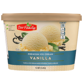 Our Family Vanilla Ice Cream 1.5qt