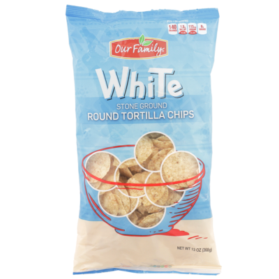 Our Family White Round Tortilla Chips 13oz