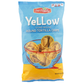 Our Family Yellow Round Tortilla Chips