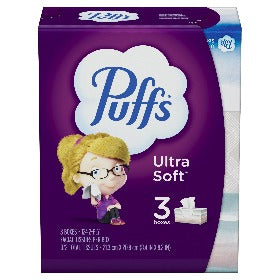 Puffs Kleenex  Ultra Soft 3 Pack