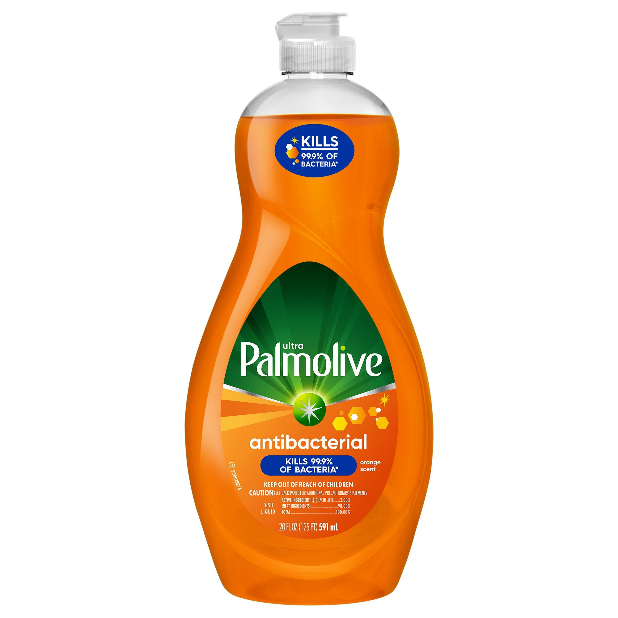 Palmolive Antibacterial Dish Soap Orange 32.5oz