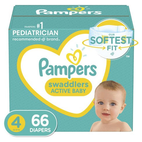 Pampers Swaddlers Super Size 4 66ct
