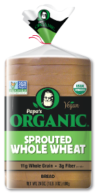 Papa's Organic Sprouted Whole Wheat 24oz.