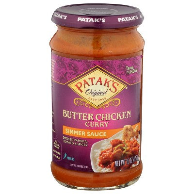 Patak's Butter Chicken Curry Simmer sauce 15oz.